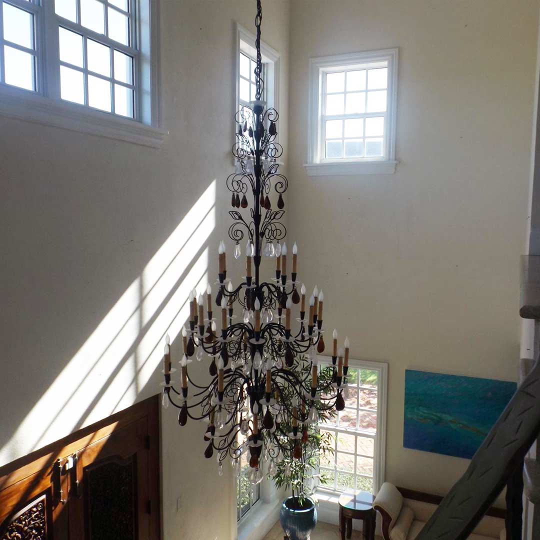 French Four-Tiered Chandelier 38 Lights